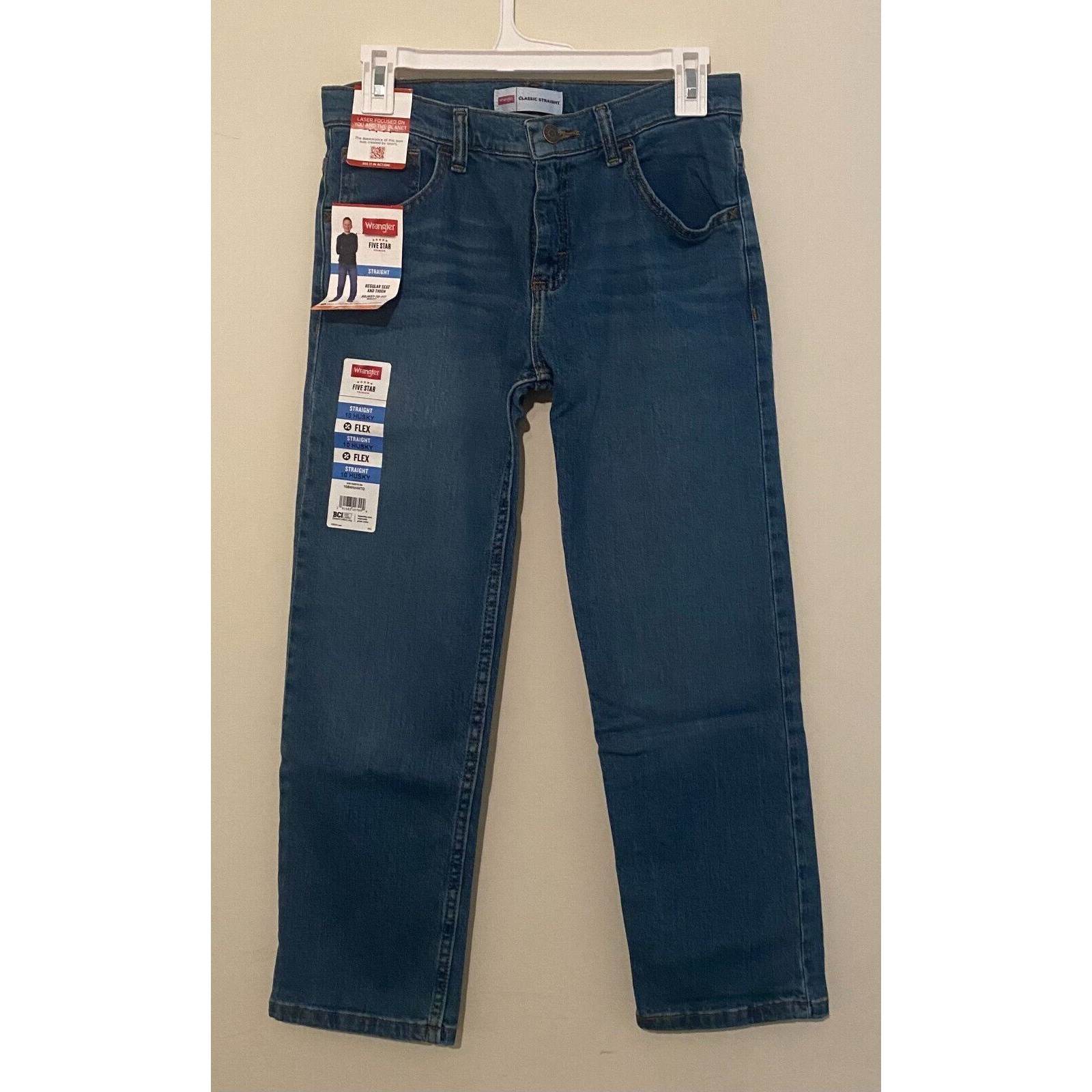 Boys Wranger Flex Brand Jeans New Size 10 Husky Item Jb1002